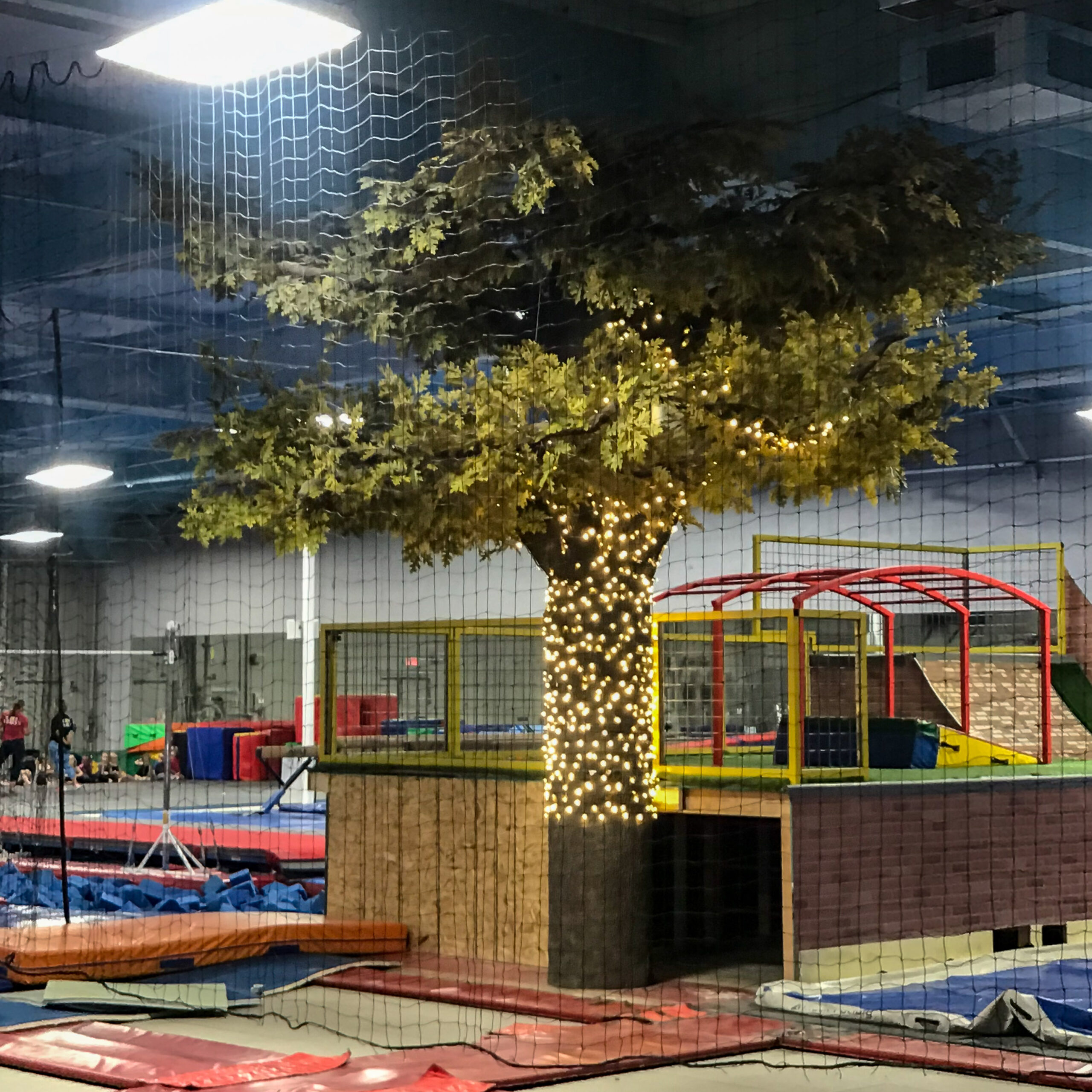 KTR Indoor Action Sports Playground Flexbark Faux Tree